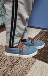 Детские кеды для мальчика OLDCOM Brooklyn Denim 34 Синие (4841347047459) фото от покупателей 7