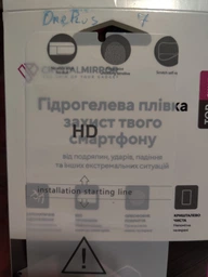 Гидрогелевая защитная пленка на OnePlus 7 Pro на весь экран прозрачная фото от покупателей 1