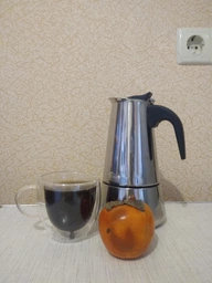 Гейзерна кавоварка з нержавіючої сталі Espresso Maker (ЕМ-9) на 9 чашок