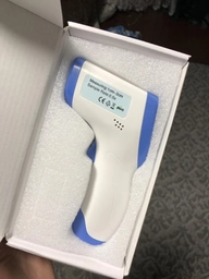 Безконтактний інфрачервоний термометр Liam DT-8809C (Блакитний) фото від покупців 13