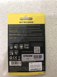 Потужний міні-наключник Nitecore TIKI, з ультрафіолетом (USB-C)