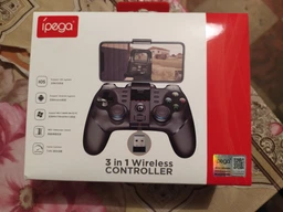 Игровой контроллер iPega Bluetooth PG-9076, BT3.0, 2.4G, Android, iOS, TV, PC, PS, 380mAh, 10h, black фото от покупателей 8