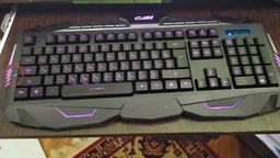 Профессиональная проводная игровая клавиатура с 3-я подсветками и мышкой Atlanfa AT-V100P Комплект (100)