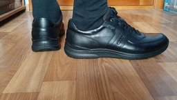Чоловічі кросівки шкіряні ECCO Irving 511614(01001) 40 25.7 см Чорні (809702906074)_4170066 фото від покупців 7