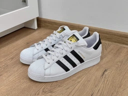 Детские кеды для мальчика adidas Originals Superstar 50 C FU7714 27 (10KUK) Белые с черным (4062056443862) фото от покупателей 4