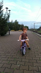 Беговел Real Baby, коричнево-фіолетовий (KB7500/PURPLE/BROWN) фото от покупателей 2