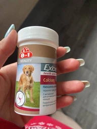 Кальций 8in1 Excel Calcium для собак таблетки 155 шт (4048422109402) фото от покупателей 3