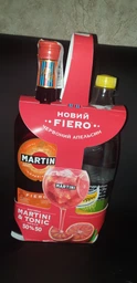 Вермут Martini Fiero 0.75 л 14.9% + Тоник 1 л (8011210097058)