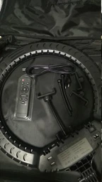 Кільцева лампа RL-18 45 см 55 вт з 3 тримачами для смартфона на штативі 2м з пультом фото від покупців 16