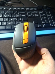 Мишка бездротова A4Tech FG30 Black/Blue USB фото від покупців 7