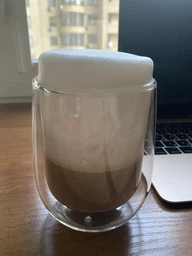 Піновзбивальник для молока електричний Schwarz&Mayer Milk Frother потужний капучінатор піновзбивальник з нержавіючої сталі 2 швидкості + 3 вибіркові трафарети в КОМПЛЕКТІ
