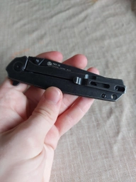 Нож складной Ruike P801-SF (длина: 200мм, лезвие: 86мм), серый фото от покупателей 18