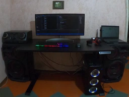 Стіл з регульованою висотою E-TABLE CLASSIC - Чорний/Чорний фото от покупателей 5