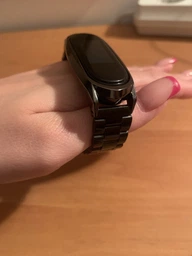 Металлический ремешок Primo Mijobs для фитнес-браслета Xiaomi Mi Band 4 - Black фото от покупателей 2