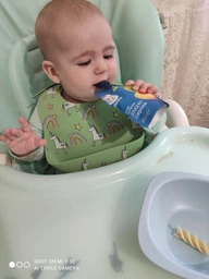 Фруктове пюре Gerber Яблуко та персик з 6 місяців 90 г (7613036345460) фото від покупців 8