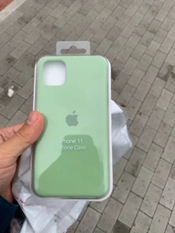 Чехол Silicone case для IPhone 11 Azure синий фото от покупателей 5