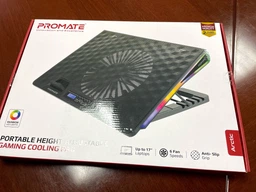 Підставка для охолодження ноутбука Promate Arctic Black (arctic.black) Копія фото від покупців 3