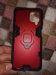 Чехол с подставкой Deexe Hybrid Case для Samsung Galaxy M32 (M325) - Black