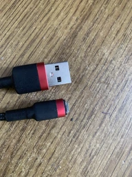 Кабель Baseus Cafule Cable Lightning – USB 1.0 м 2 A Red/Black (CALKLF-B19) фото от покупателей 19