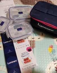 Набір контейнерів Luminarc Pure Box Active 3 шт. + сумка (P4129) фото від покупців 2