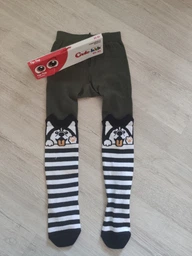 Дитячі колготки 1-1.5 року бавовняні Conte Kids CK Tip-Top 17С-60СП 80-86 см (14) Хакі (4810226604472) фото від покупців 1