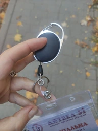 Ретракторы для бейджа 5 штук, набір власників рулеток для бейджика 5 шт., рулетки-брелоки для бейджа або ключів, тримачі для офісного бейджа, кліп-рулетки Chansin (20768174) фото від покупців 5