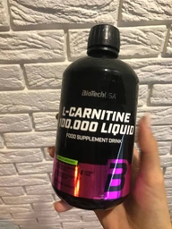 Жироспалювач BioTech L-Carnitine 100.000 Liquid, 500 мл - Вишня фото від покупців 5