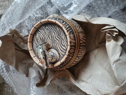 Бочка керамическая 3 л на фире с серым краном и бокалами HandMade Diptaro Ручная работа фото от покупателей 1