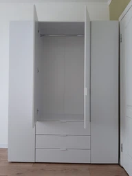 Шафа розпашна для одягу Doros Гелар 155х49,5х203,4 см Кашемір (DRS-011168) фото від покупців 1