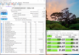 Внутренний SSD Crucial MX500 500 ГБ 3D NAND, SATA 2.5"