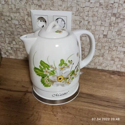 Электрочайник керамический Maestro 1.5 л (MR-066-RED FLOWERS)