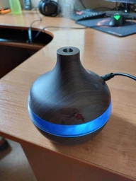 Зволожувач повітря Humidifier нічник від USB з підсвічуванням темне дерево (14582) фото від покупців 1