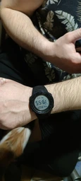 Мужские наручные часы Skmei 1632 Черные с белым циферблатом фото от покупателей 2