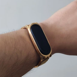 Ремешок MiJobs V-shape металлический для Xiaomi Mi Band 6/5/4/3 Silver (MJ5VMS004S) фото от покупателей 4