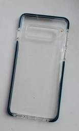 Протиударний прозорий чохол GEAR4 Piccadilly D3O для Samsung Galaxy S10 (G973) Black + Transparent фото від покупців 2