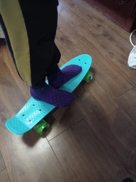 Пенні борд Penny Board Black, Світяться колеса фото від покупців 6