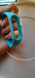 Силиконовый ремешок MRK для фитнес браслета Xiaomi Mi Band 2 Синий (mrk21042072) фото от покупателей 6