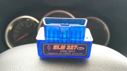 Сканер mini ELM327 OBD2 Bluetooth для діагностики авто синій фото від покупців 14