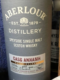Віскі односолодове Aberlour Casg Annamh 0.7 л 48% (5000299620168)