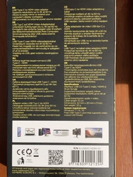 Адаптер Cablexpert HDMI - USB Type-C (F/M), 0.15 м, Black (A-USB3C-HDMI-01)