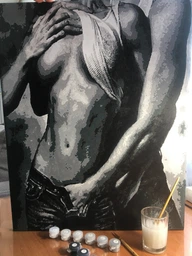 Картина по номерам "Сумасшедшая страсть" 50*60 см Artissimo PNX4444 фото от покупателей 1