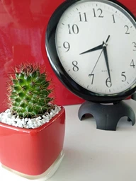 Керамический горшок для суккулентов Mini Plant маленького размера 6,4х6,5см Квадратный Бирюзовый фото от покупателей 2