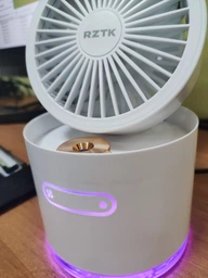 Вентилятор с увлажнением аккумуляторный RZTK Multi Fan White