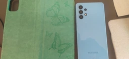 Чехол-книжка с рисунком UniCase Butterfly Pattern для Samsung Galaxy A32 (А325) - Purple