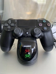 Двойная зарядная dock станция DOBE подставка для 2-х контроллеров Dualshock Playstation PS4 / PS4 SLIM / PS4 PRO c LED индикаторами статуса зарядки фото от покупателей 2