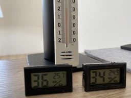 Цифровой гигрометр и термометр с ЖК дисплеем LCD -50 ~ 70° C градусник влагомер FY-11 (611947927) Черный фото от покупателей 6