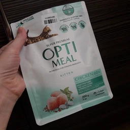 Сухой корм для котят Kitten Chicken курица 1 кг Optimeal фото от покупателей 5