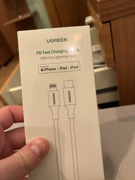 Кабель Ugreen Type-C Male to Lightning Male 3A US304 60759 (Чорний, 1м)