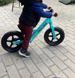 Біговел Miqilong ZCY-HP12-PINK HP 12" рожевий фото від покупців 1