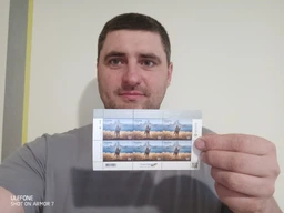 Блок марок Русскій воєнний корабль, іДі...! Героям Слава! W фото від покупців 5